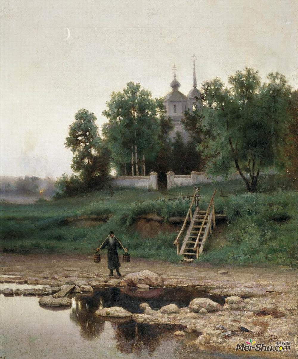 埃菲姆沃尔科夫(Efim Volkov)高清作品《寺院附近》