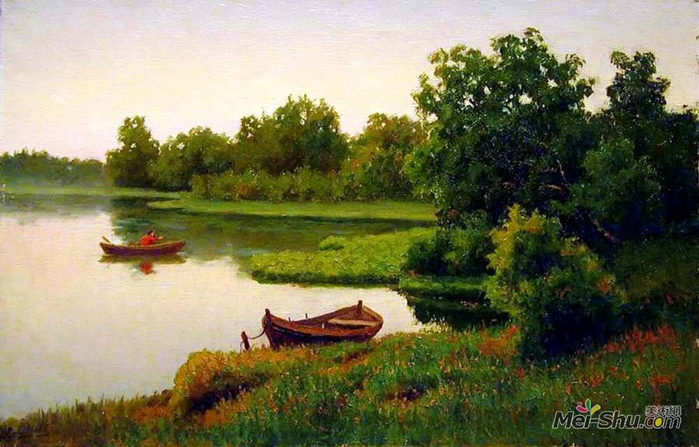埃菲姆沃尔科夫(Efim Volkov)高清作品《渔民夏日风光》
