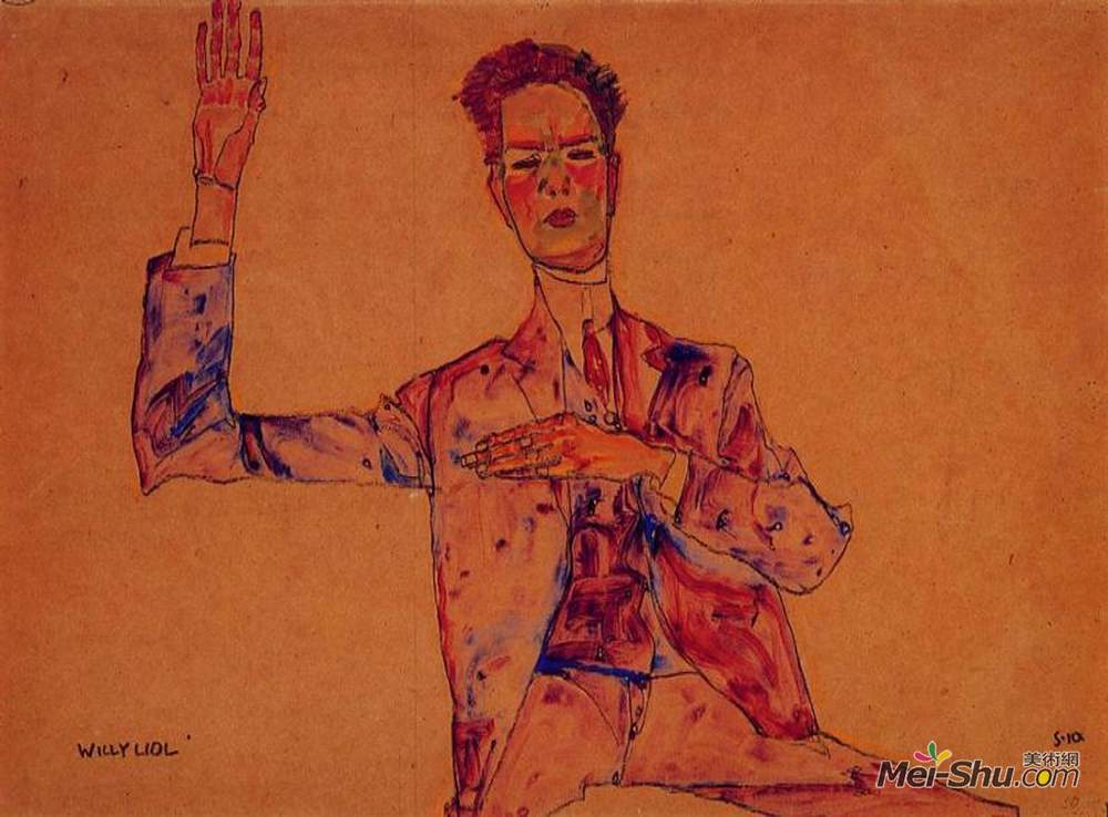 埃贡·席勒(Egon Schiele)高清作品《威利德尔》