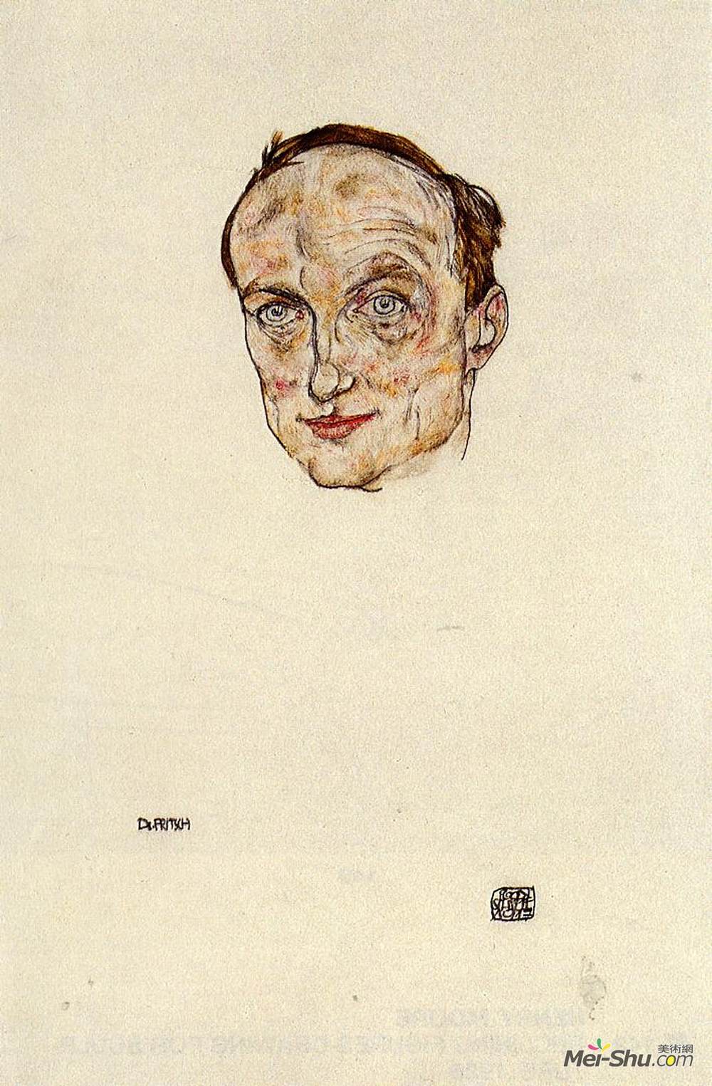 埃贡·席勒(Egon Schiele)高清作品《弗里奇博士的负责人》