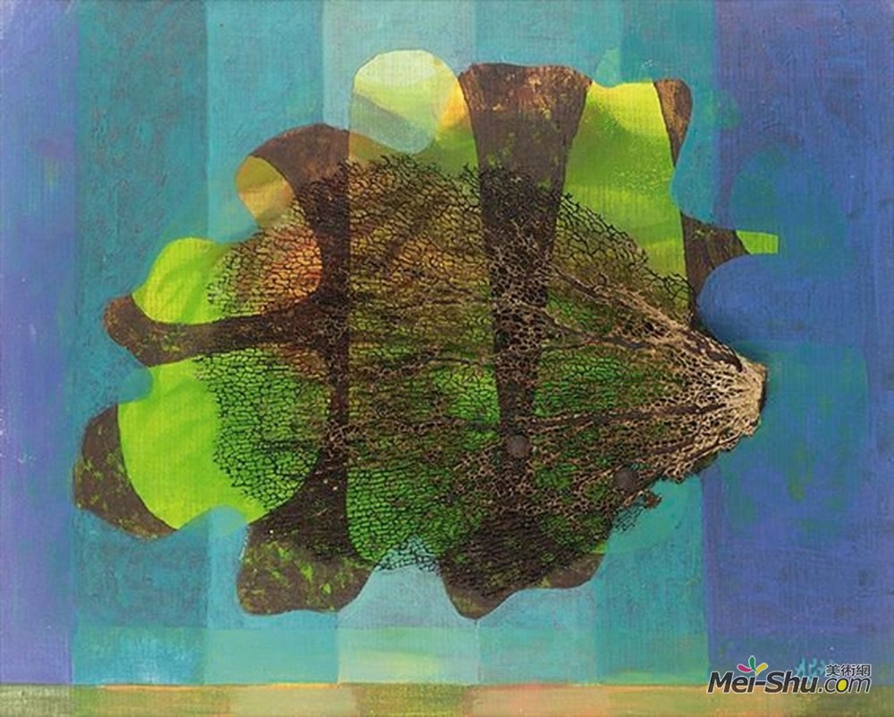 艾林·阿加尔(Eileen Agar)高清作品《海藻拼贴》