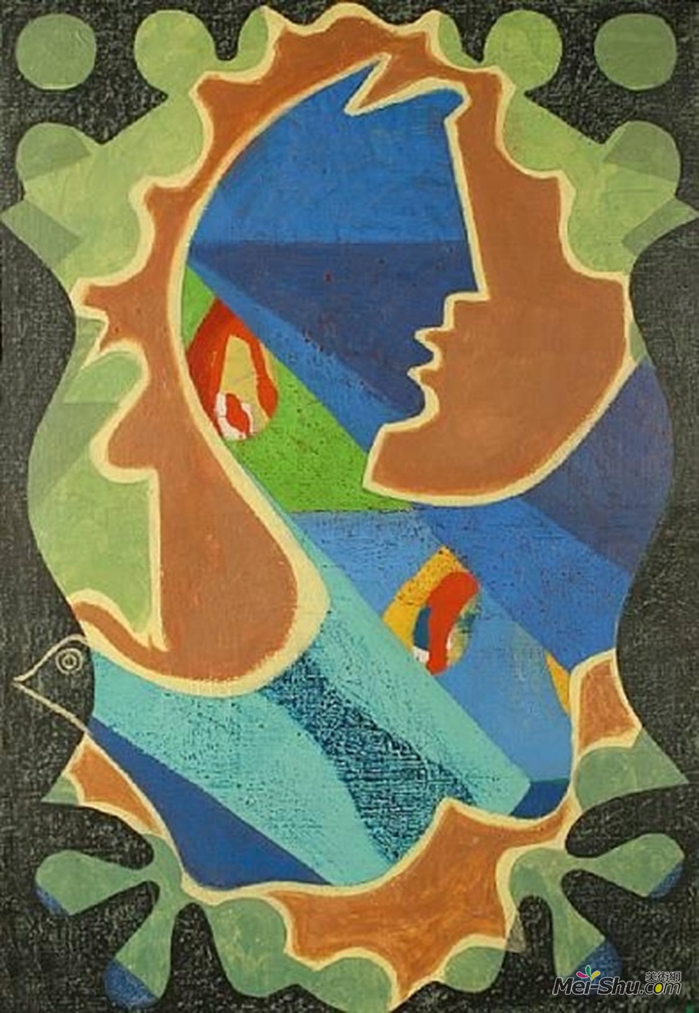 艾林·阿加尔(Eileen Agar)高清作品《鸟女》
