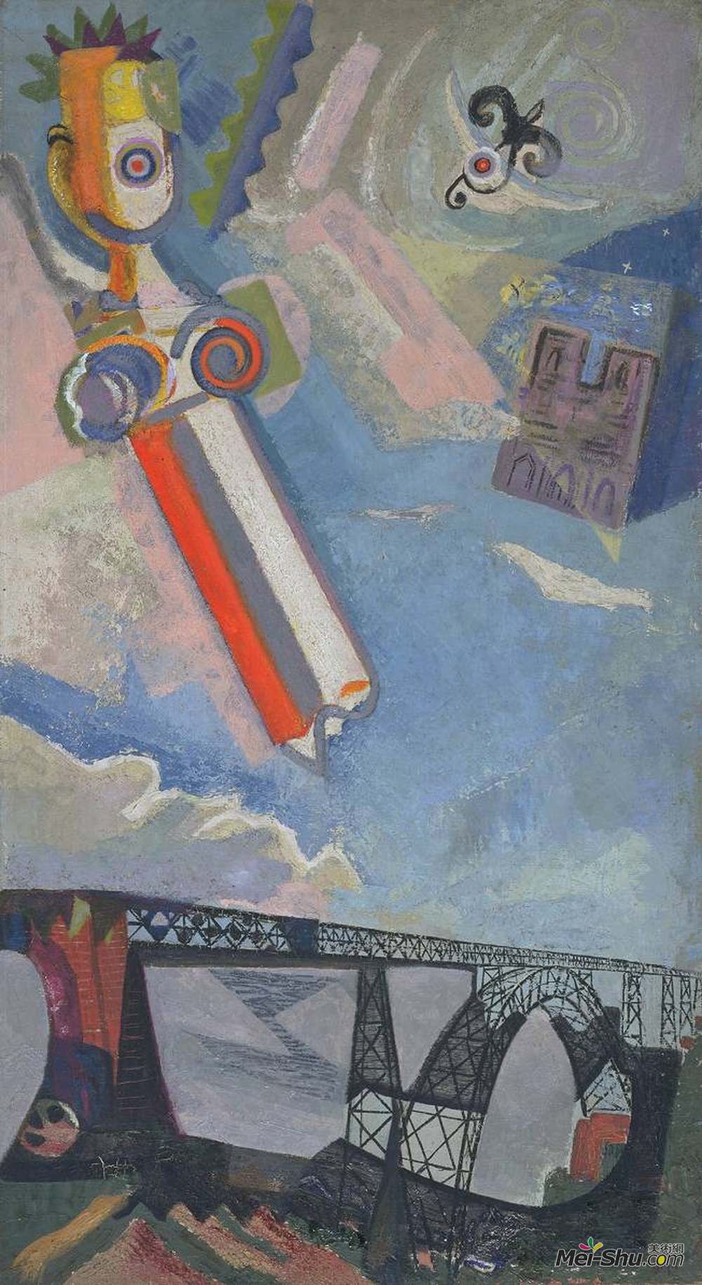 艾林·阿加尔(Eileen Agar)高清作品《三符号》