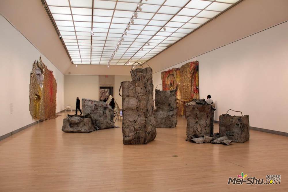 艾尔·安纳祖(El Anatsui)高清作品《废纸袋》