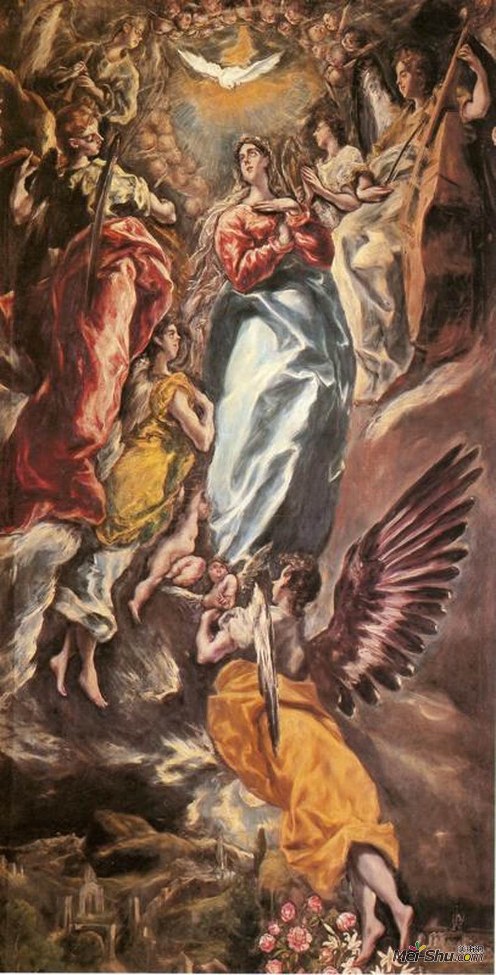 埃尔·格列柯(El Greco)高清作品《无玷观念的处女》