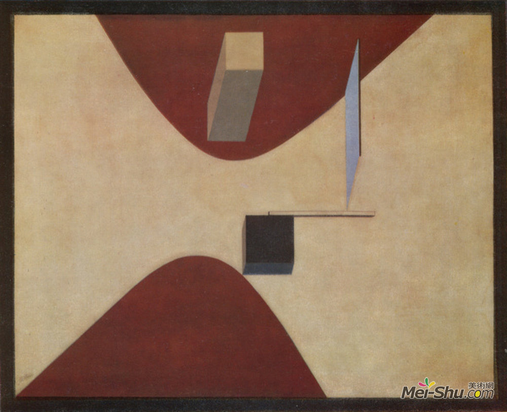 埃尔·利西茨基(El Lissitzky)高清作品《Proun 23, No.6》