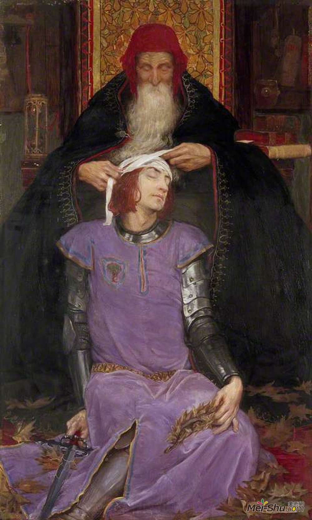 埃莉诺·福蒂斯丘-布里克代尔(Eleanor Fortescue-Brickdale)高清作品《医生的时间》