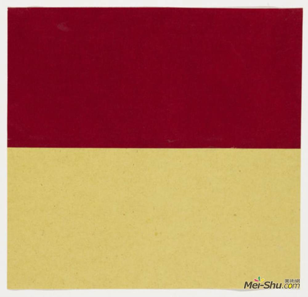 埃斯沃兹·凯利(Ellsworth Kelly)高清作品《红黄》