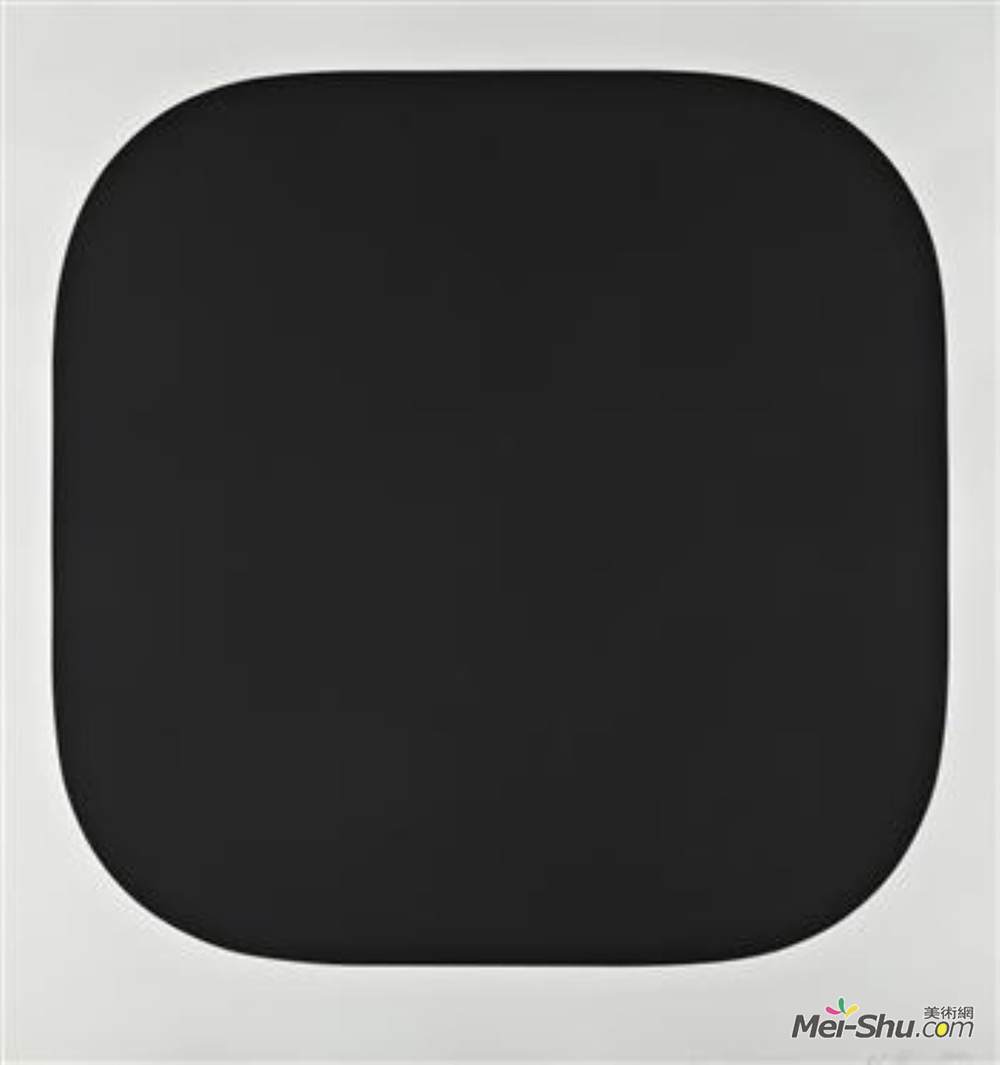 埃斯沃兹·凯利(Ellsworth Kelly)高清作品《Black Variation IV, from Second Curve series》