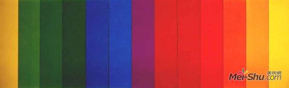 埃斯沃兹·凯利(Ellsworth Kelly)高清作品《频谱Ⅲ》