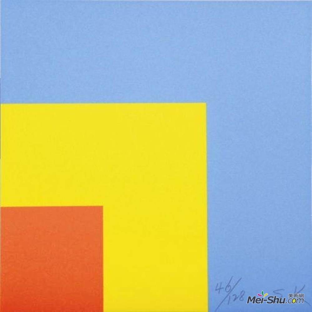 埃斯沃兹·凯利(Ellsworth Kelly)高清作品《红黄蓝》