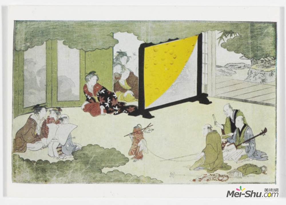 埃斯沃兹·凯利(Ellsworth Kelly)高清作品《弹簧（黄曲线）》
