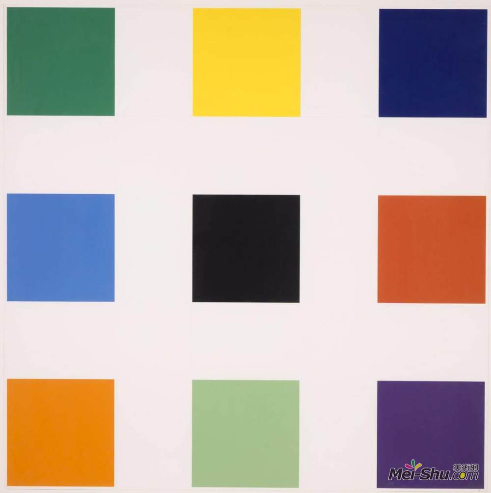 埃斯沃兹·凯利(Ellsworth Kelly)高清作品《九方格》