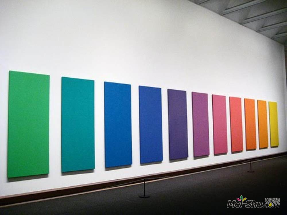 埃斯沃兹·凯利(Ellsworth Kelly)高清作品《谱Ⅴ》