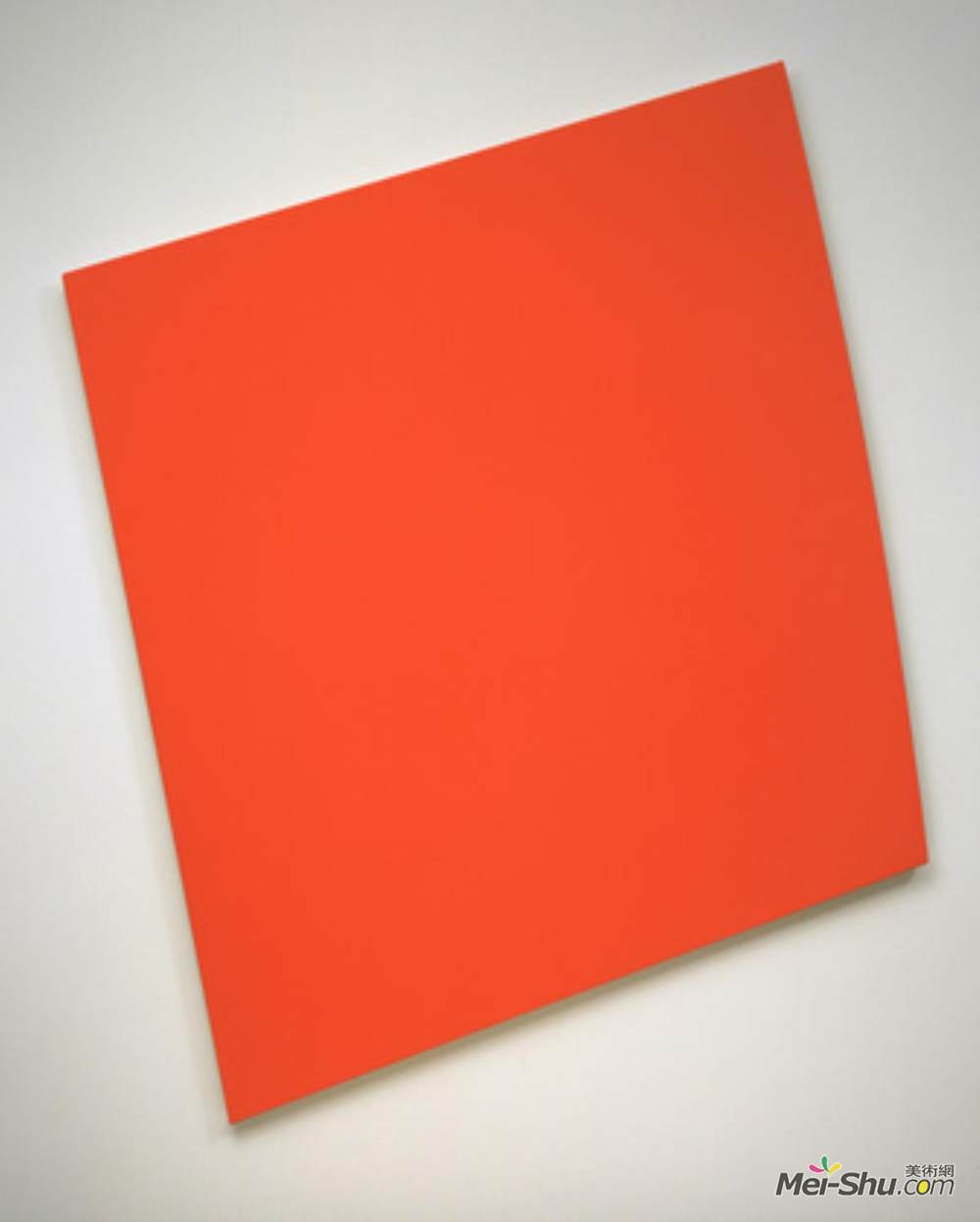 埃斯沃兹·凯利(Ellsworth Kelly)高清作品《红橙色曲线板》