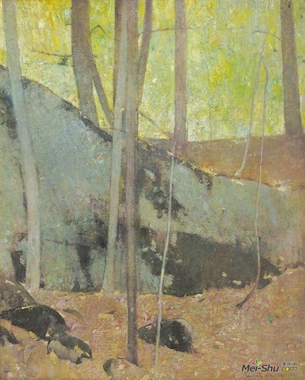 埃米尔·卡尔森(Emil Carlsen)高清作品《黄金下午》