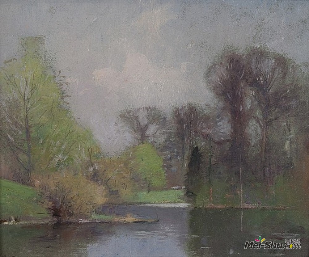 埃米尔·卡尔森(Emil Carlsen)高清作品《春景》