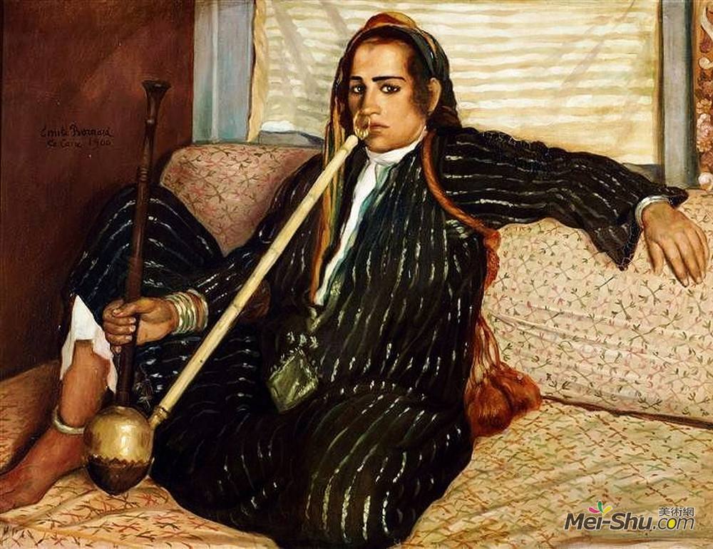 埃米尔·伯纳德(Emile Bernard)高清作品《烟熏大麻》