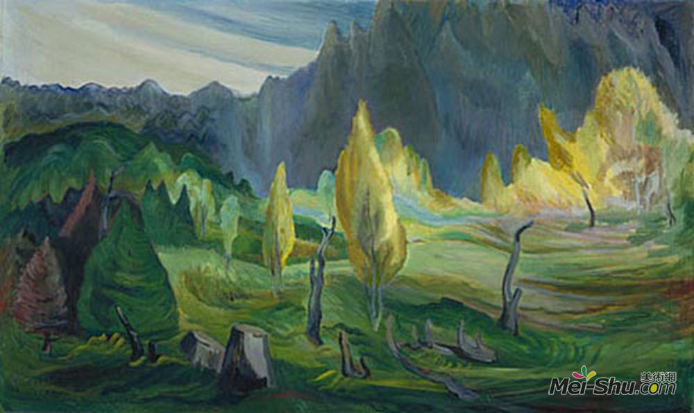 埃米莉·凯尔(Emily Carr)高清作品《清除》