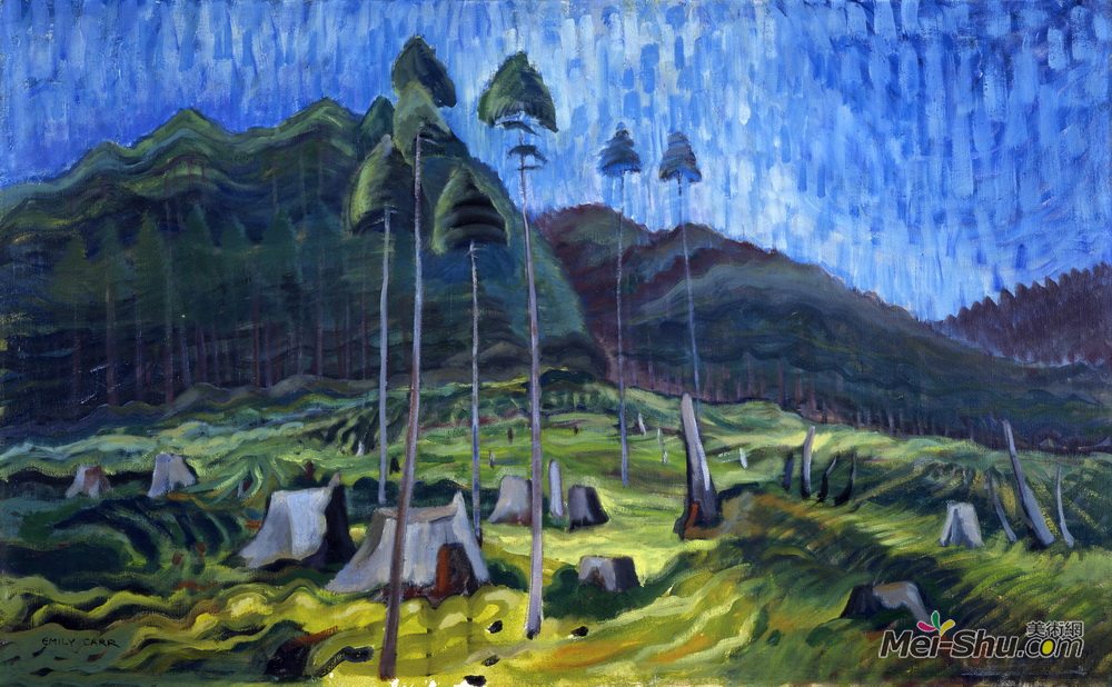 埃米莉·凯尔(Emily Carr)高清作品《零星杂物》