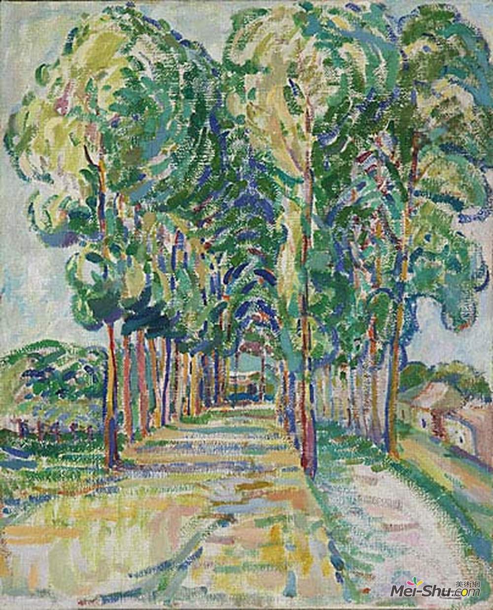埃米莉·凯尔(Emily Carr)高清作品《法国风景》