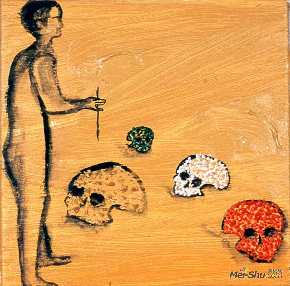 恩佐·库奇(Enzo Cucchi)高清作品《斯泰勒尼德里斯科诺》