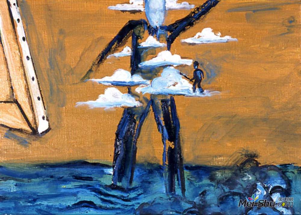 恩佐·库奇(Enzo Cucchi)高清作品《卢米》