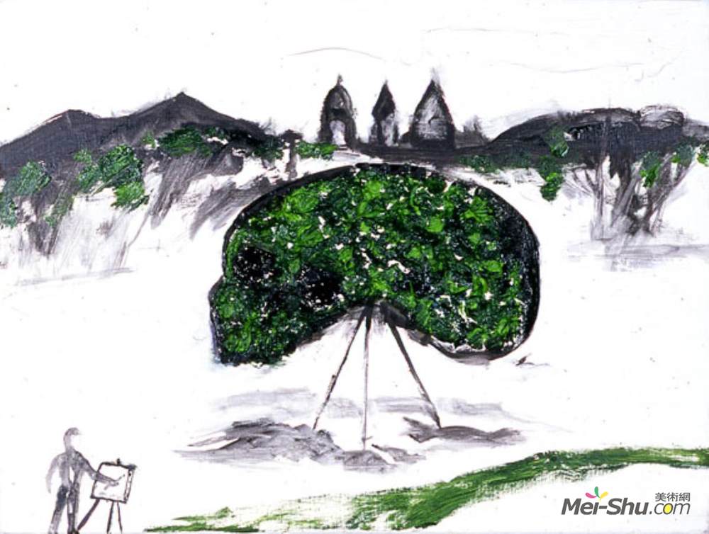 恩佐·库奇(Enzo Cucchi)高清作品《博切吉亚》
