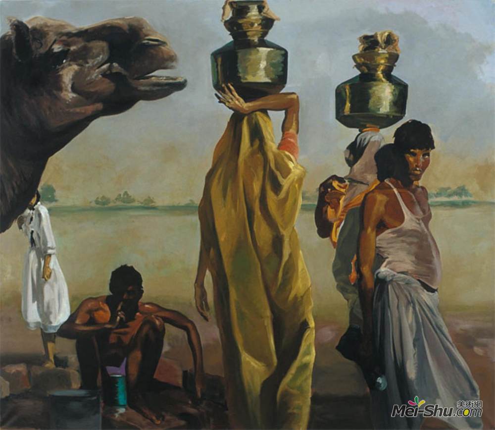 埃里克·菲舍尔(Eric Fischl)高清作品《在河边》
