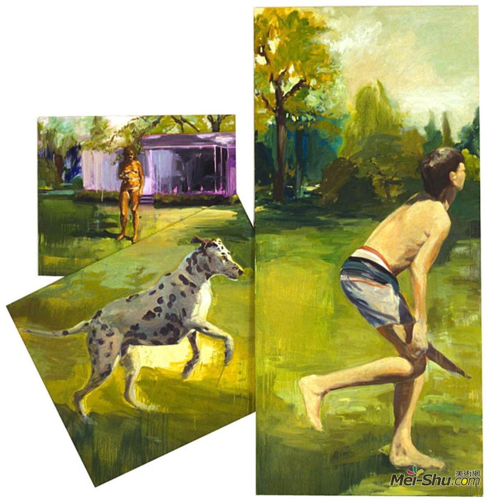 埃里克·菲舍尔(Eric Fischl)高清作品《在女人的陪伴下成长》