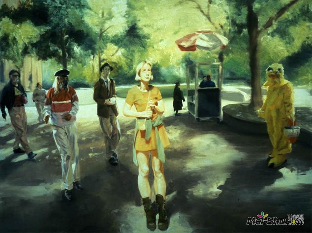 埃里克·菲舍尔(Eric Fischl)高清作品《于是她搬进了光明》