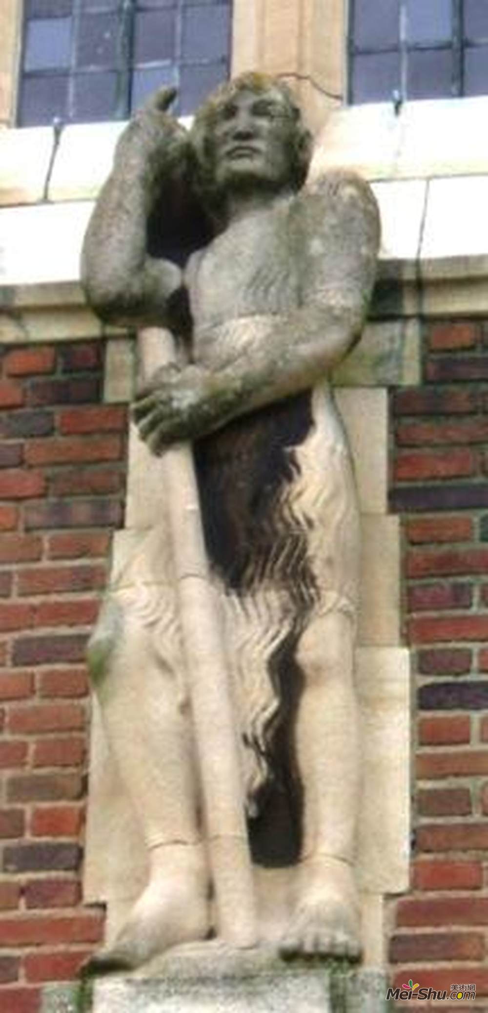 埃里克·吉尔(Eric Gill)高清作品《施洗约翰的雕像》