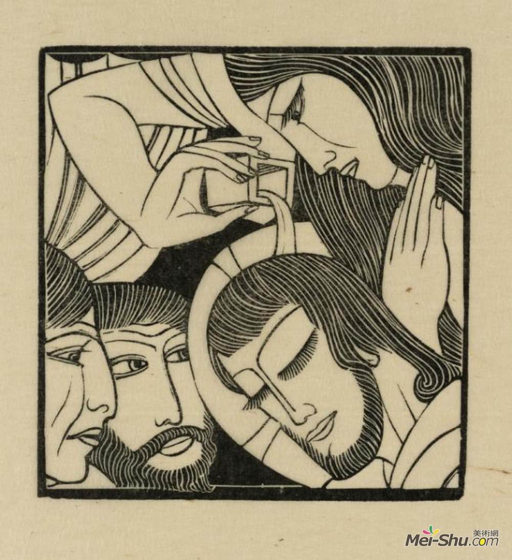 埃里克·吉尔(Eric Gill)高清作品《玛丽马德兰》