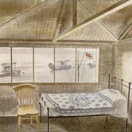 艾里克·拉斐留斯(Eric Ravilious)高清作品:RNAS Sick Bay, Dundee