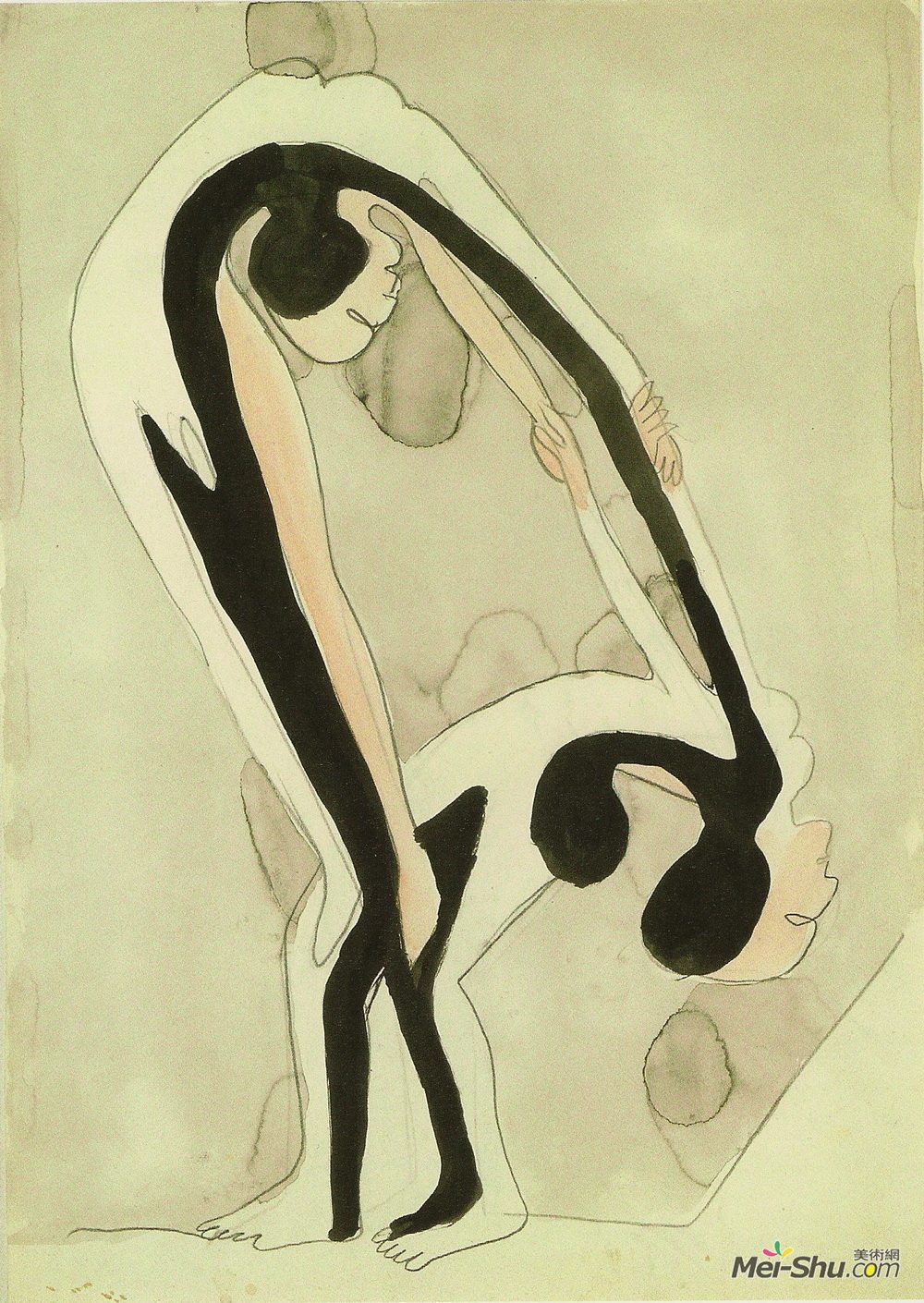 恩斯特·路德维希·克尔希纳(Ernst Ludwig Kirchner)高清作品《弓形虫》