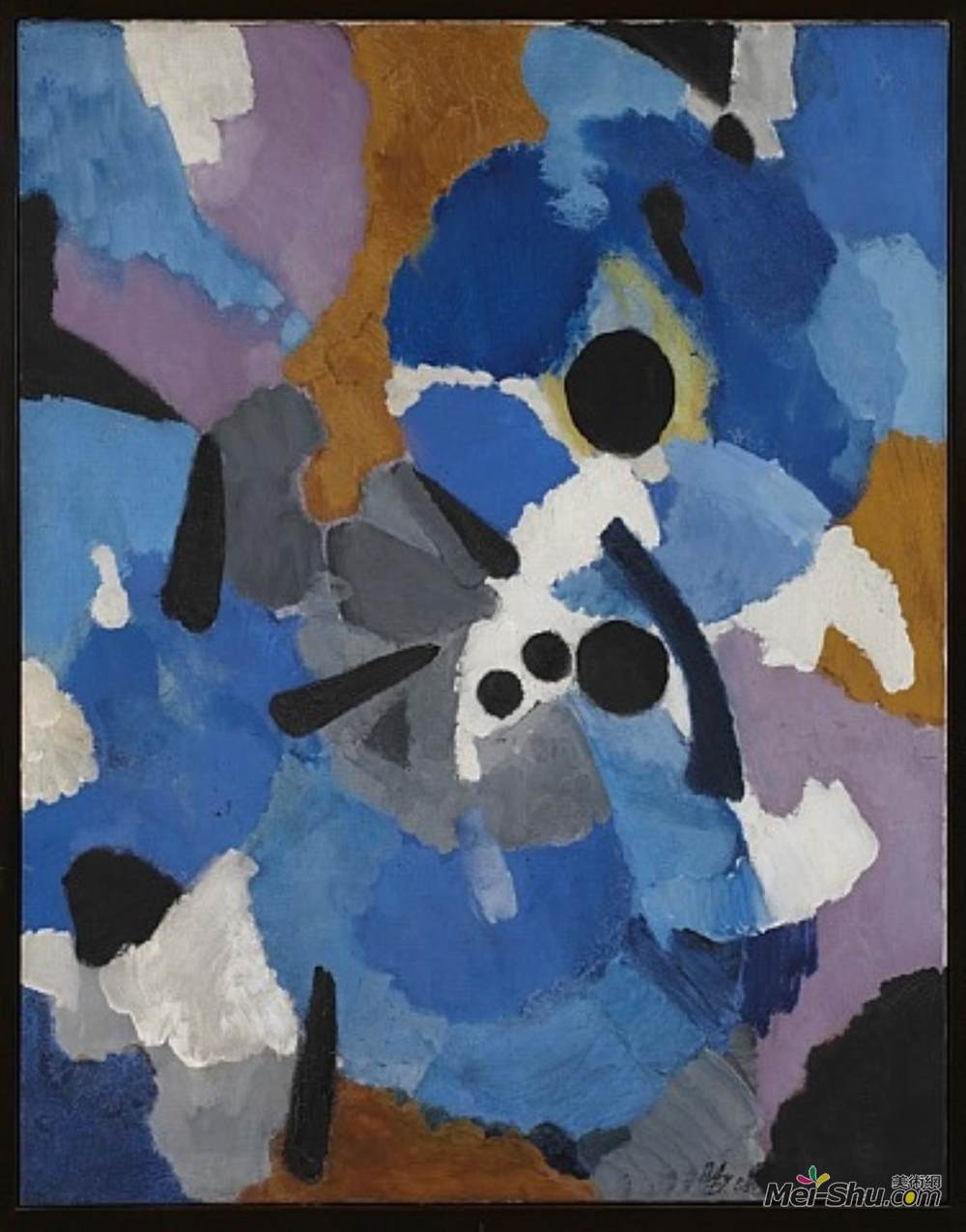 恩斯特·威廉·奈(Ernst Wilhelm Nay)高清作品《舞蹈者》