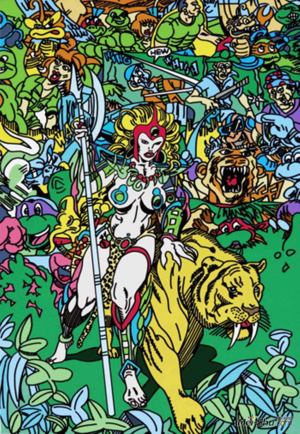 埃罗(Erro)高清作品《丛林热》
