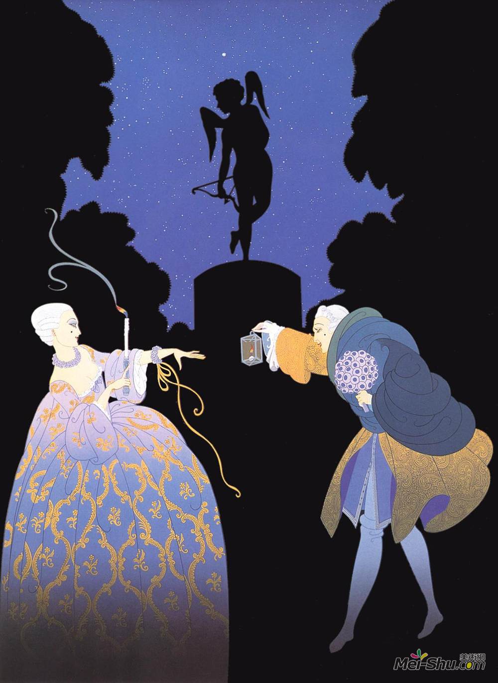 埃尔特(Erte)高清作品《约会》
