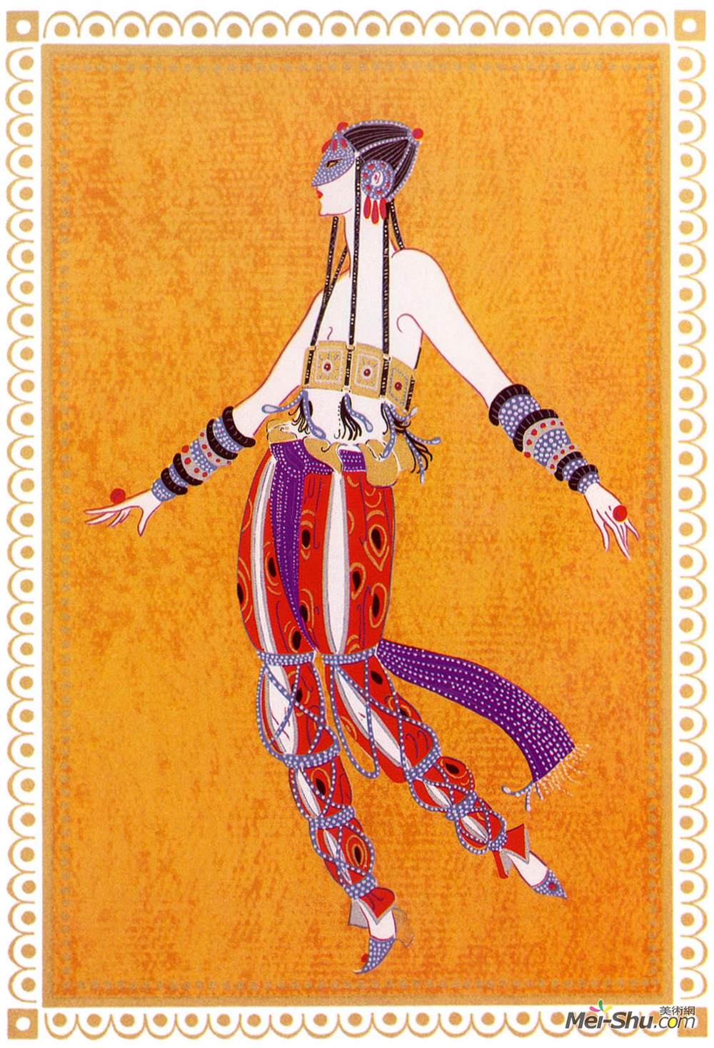 埃尔特(Erte)高清作品《谢拉扎德9》