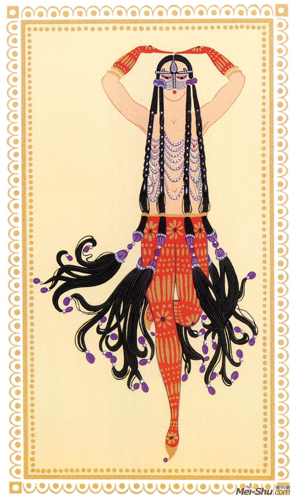 埃尔特(Erte)高清作品《谢拉扎德6》
