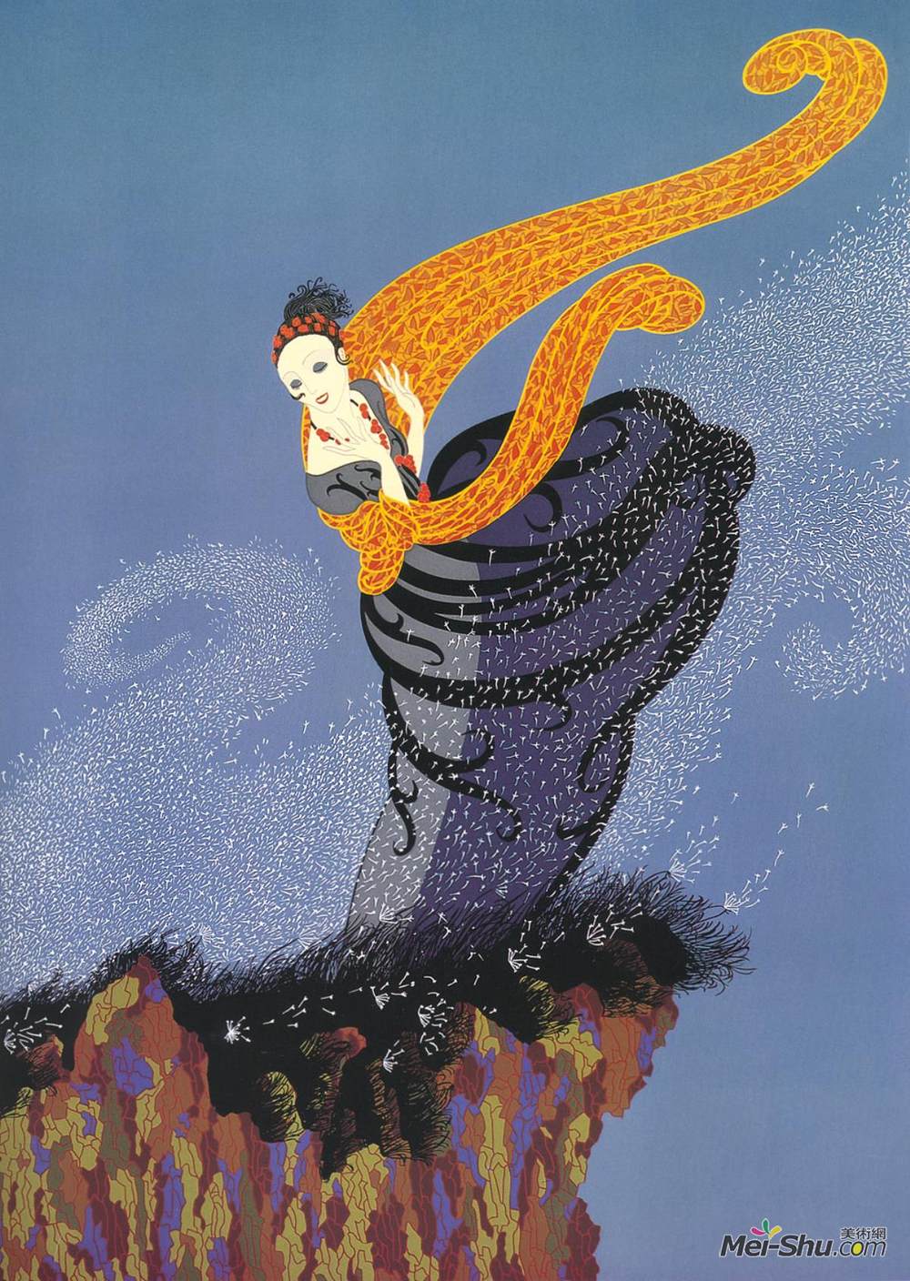 埃尔特(Erte)高清作品《夏风》