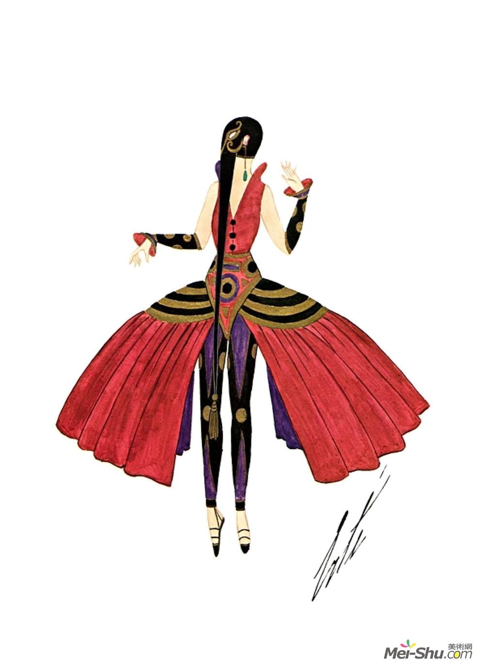 埃尔特(Erte)高清作品《面具项目》