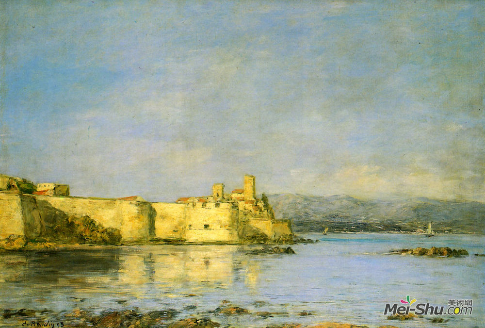 尤金·布丹(Eugene Boudin)高清作品《安提贝》