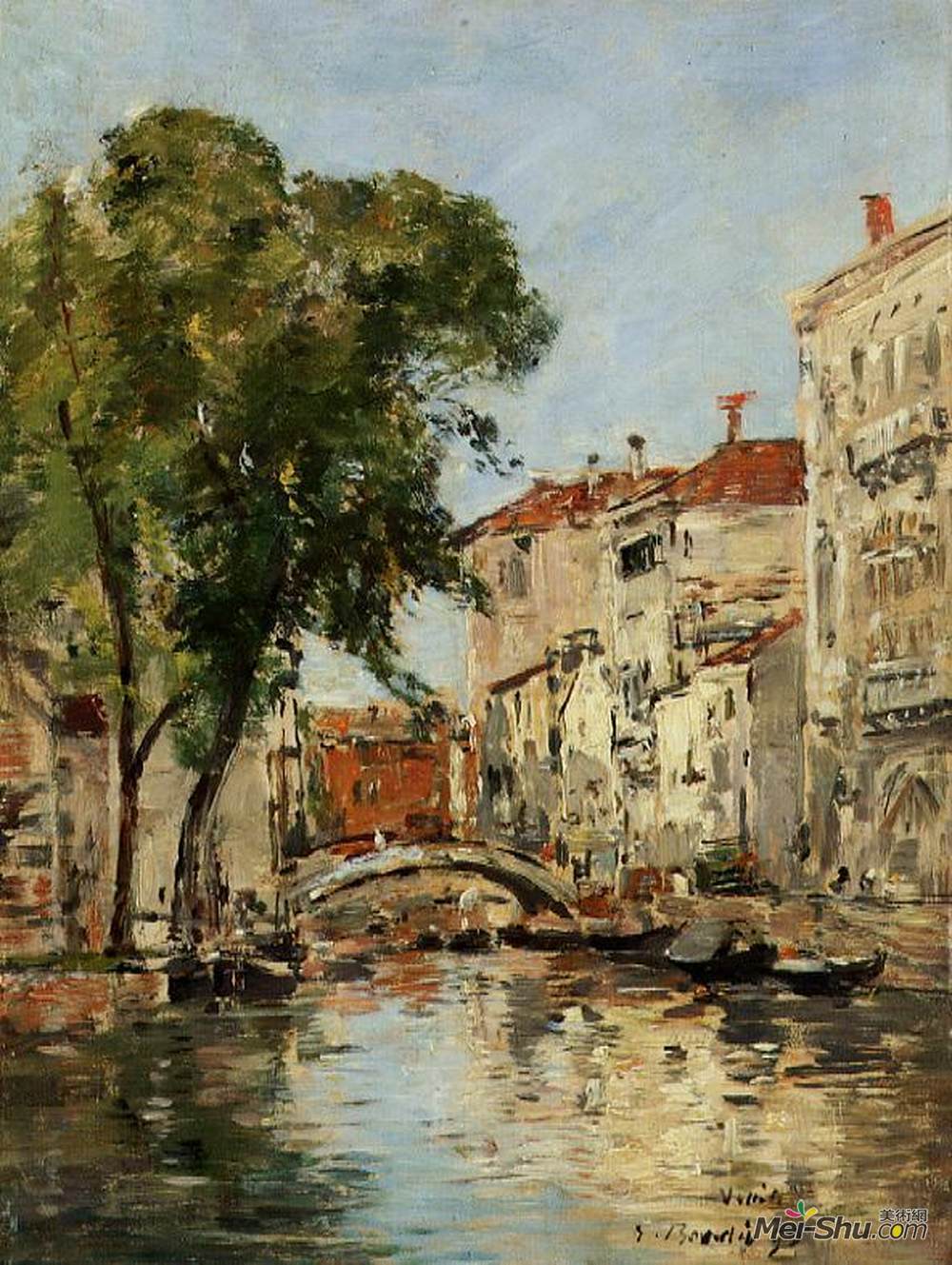 尤金·布丹(Eugene Boudin)高清作品《威尼斯》