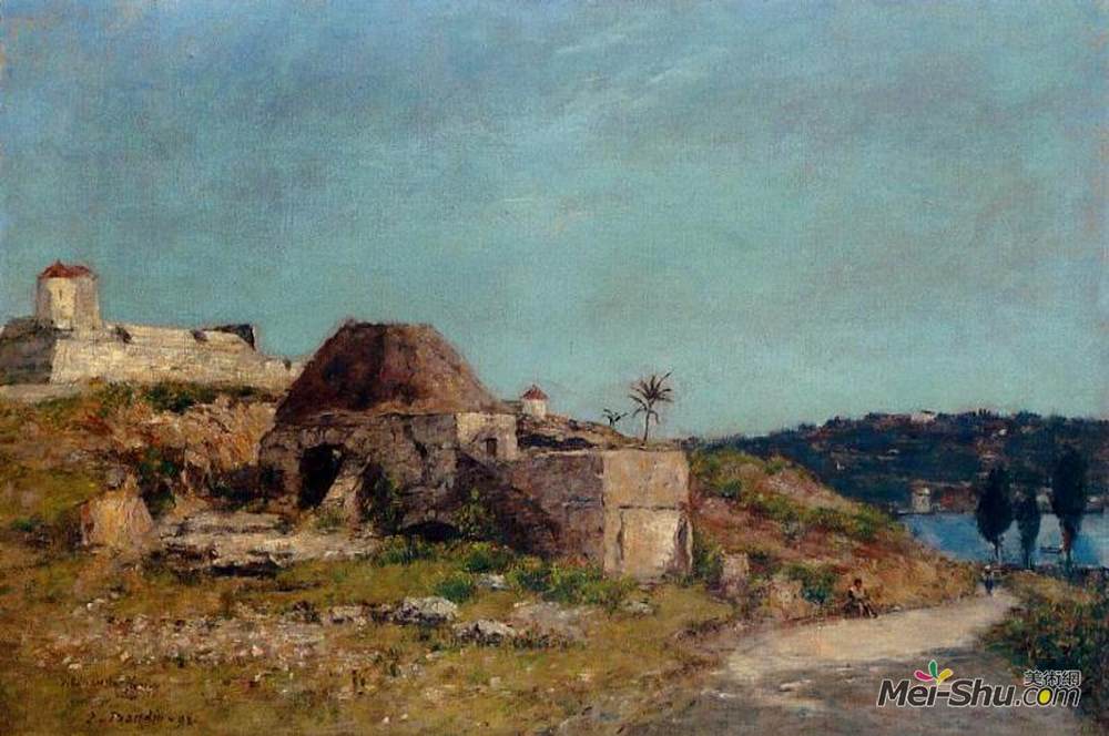 尤金·布丹(Eugene Boudin)高清作品《维勒弗朗切》