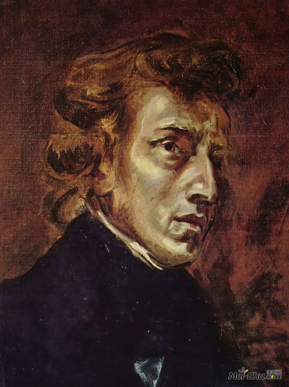 5 x 38 cm 收藏:法国巴黎louvre title:frederic chopin artist