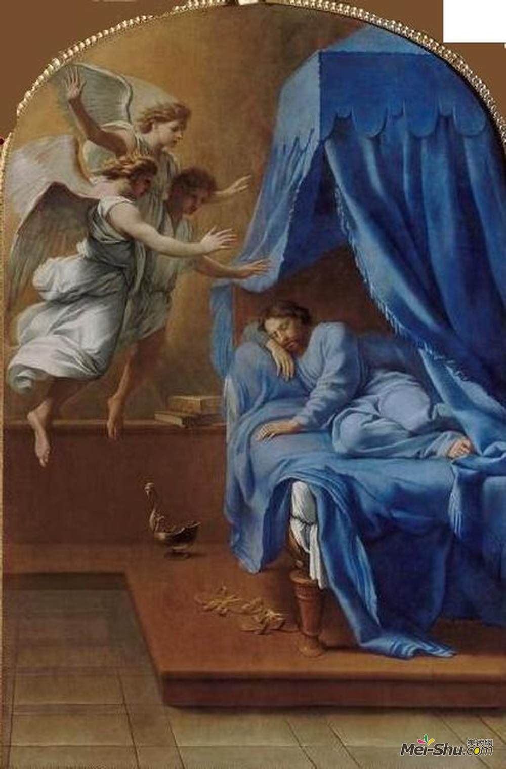 厄斯塔什·勒·叙厄尔(Eustache Le Sueur)高清作品《圣布鲁诺圣歌》