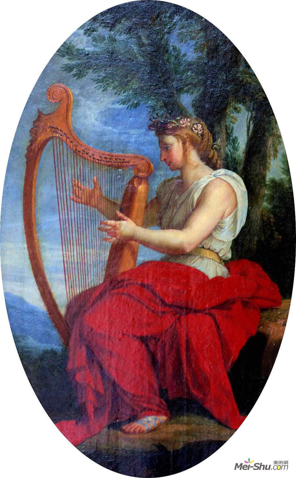 厄斯塔什·勒·叙厄尔(Eustache Le Sueur)高清作品《The Muse Calliope》