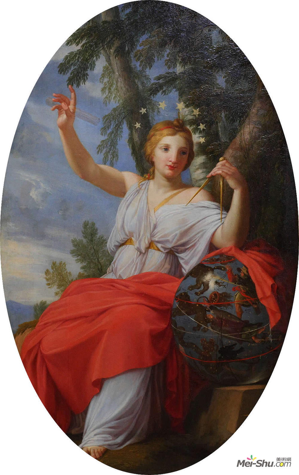 厄斯塔什·勒·叙厄尔(Eustache Le Sueur)高清作品《缪斯天王星》