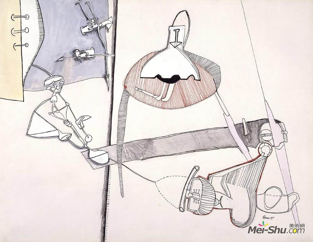 伊娃·黑塞(Eva Hesse)高清作品《无题》